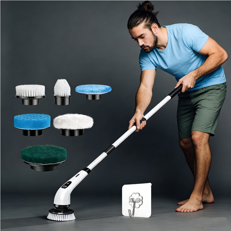 Home Bathroom Cleaner - Cordless Household Spin Scrubber Kitchen Gadgets