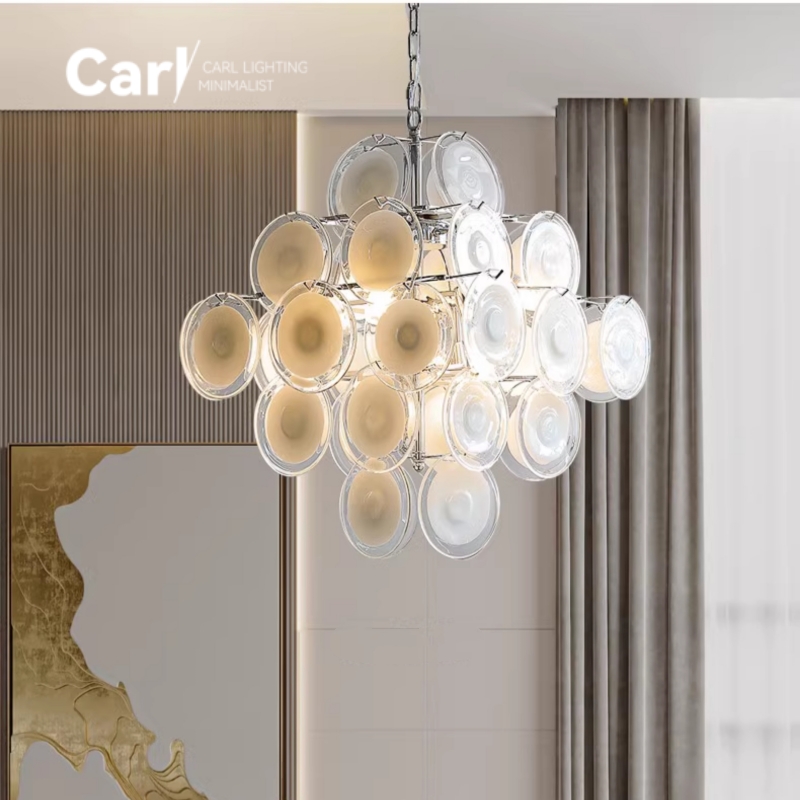 Home Bathroom Lighting Design - Modern Chrome Copper Living Room Lamp