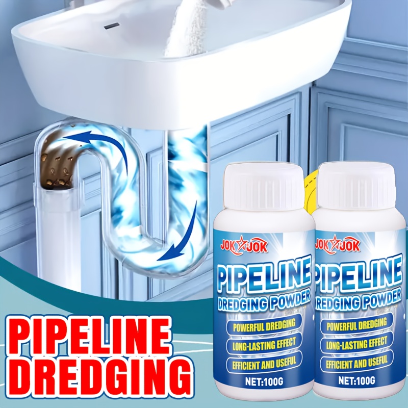 Home Bathroom Cleaner - Powerful Drain Cleaner Powder,Homes, Quickly Breaks
