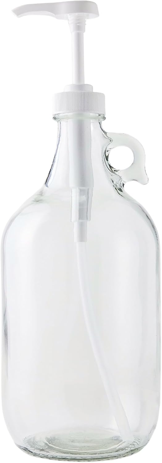 Soap Dispenser Pump - Half Gallon Glass Laundry Detergent Dispenser