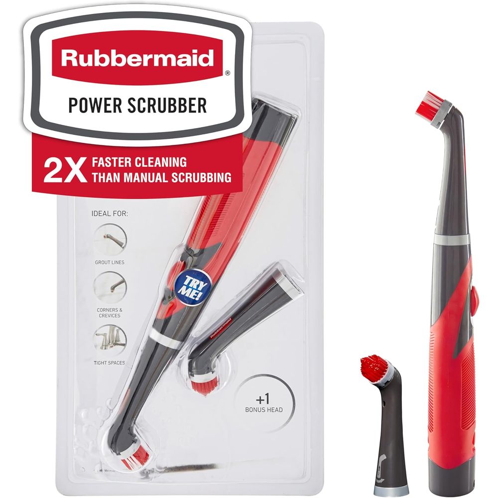 Home Bathroom Tiles - Battery-Powered Scrub Brush for Multi-Surface Cleaning: