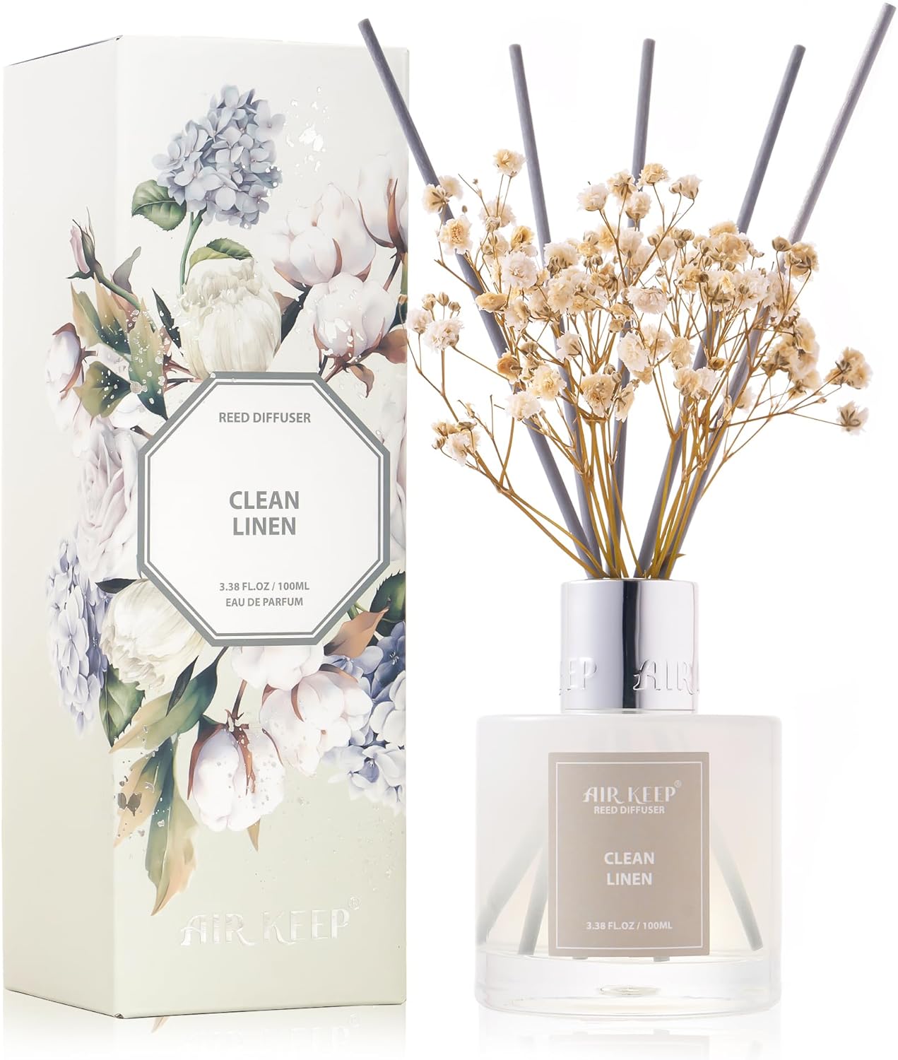 Home Bathroom Cleaner - Reed Diffuser Set, 3.38 fl oz
