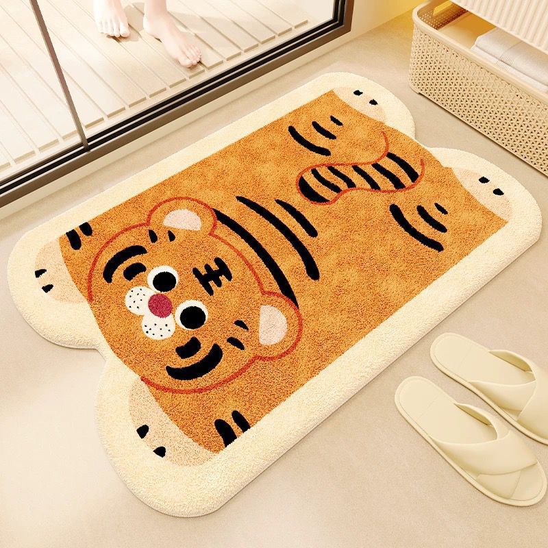 Zara Home Bathroom Mat - VIKAMA cartoon pet bathroom floor mat,
