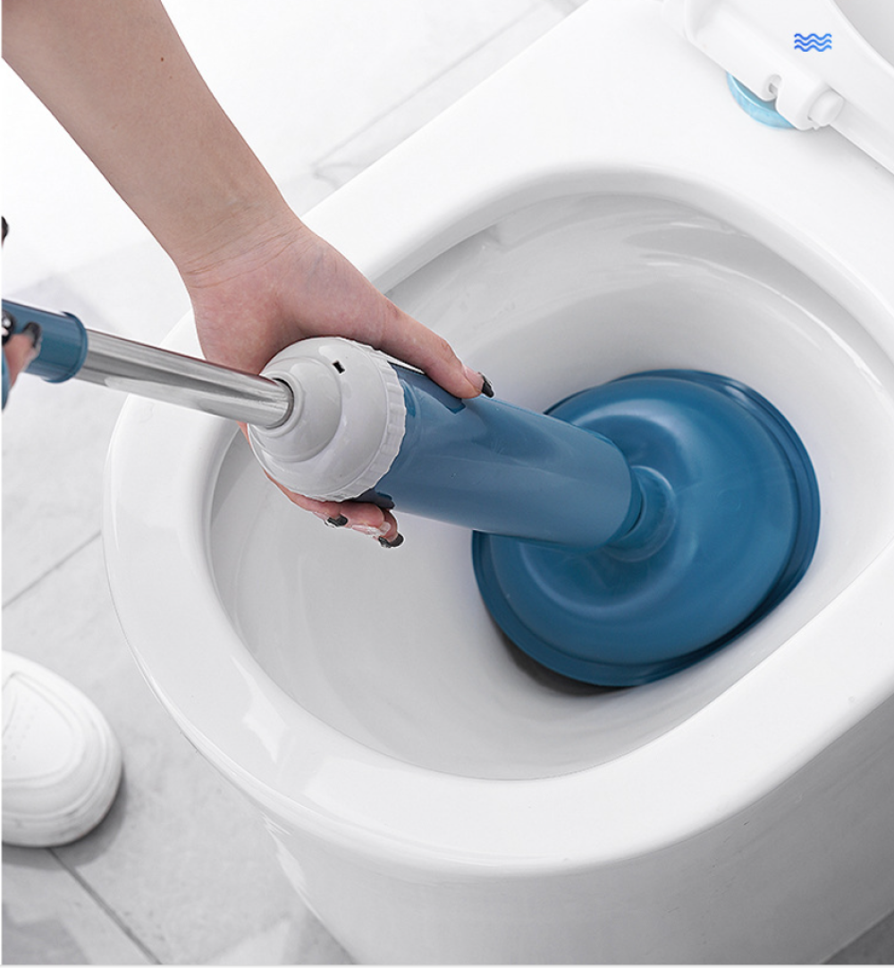 Home Bathroom Cleaner - Toilet Plunger High Pressure Pump Anti