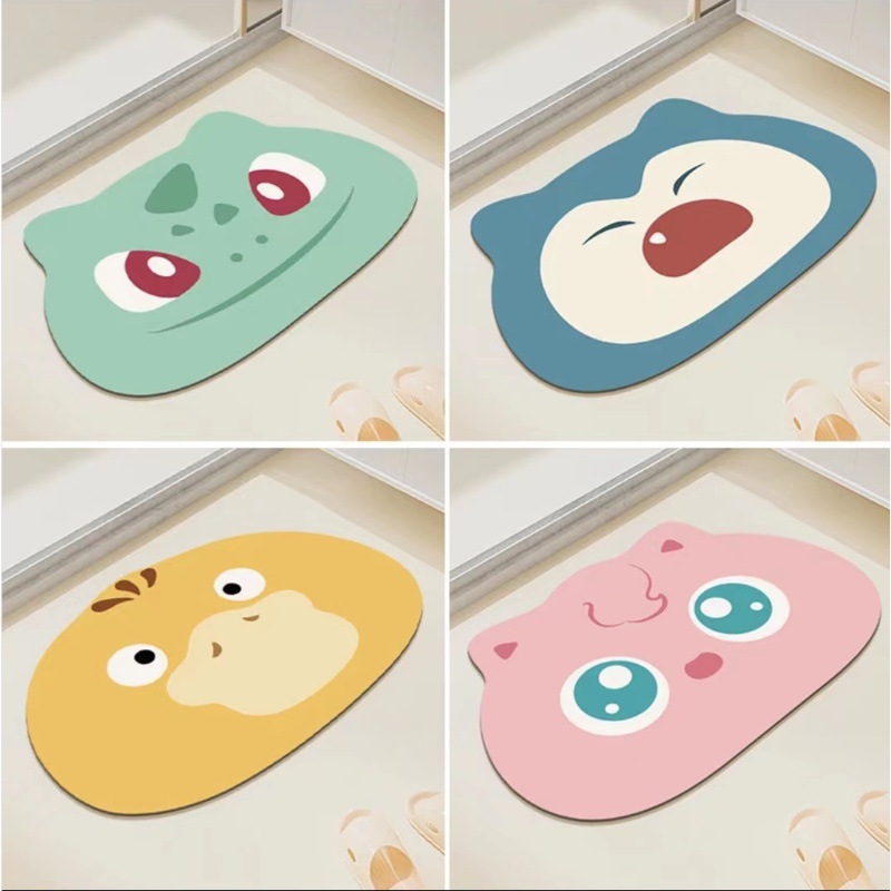 Zara Home Bathroom Mat - VIKAMA Alien Cartoon Diatom Mud Bedroom