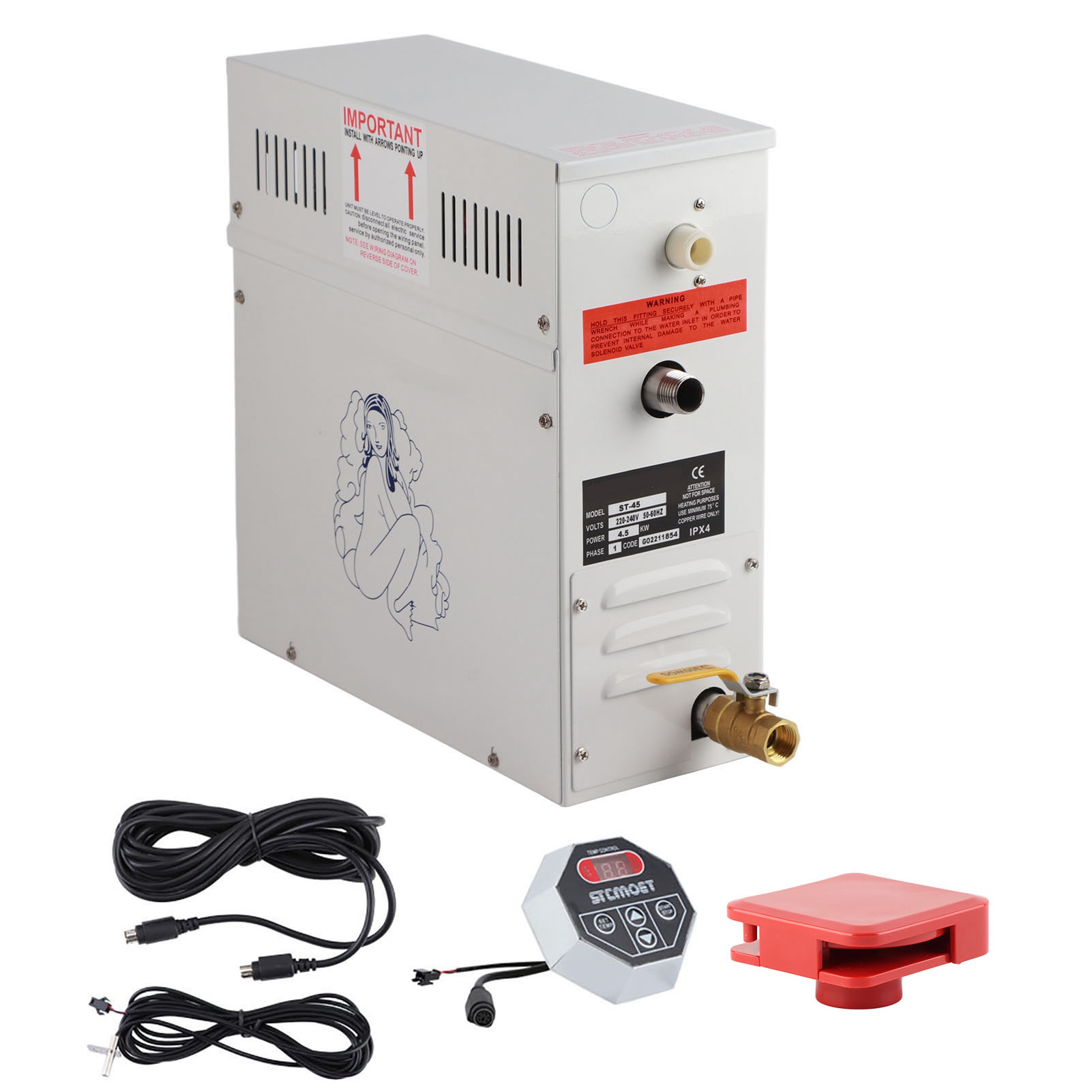 Home Bathroom Sauna - 4.5KW 220V Steam Generator Shower Sauna