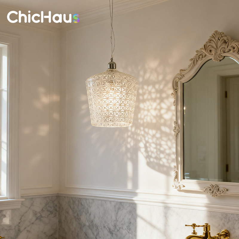 Home Bathroom Lighting Design - Nordic Salon Chandeliers Modern Design Hollowed