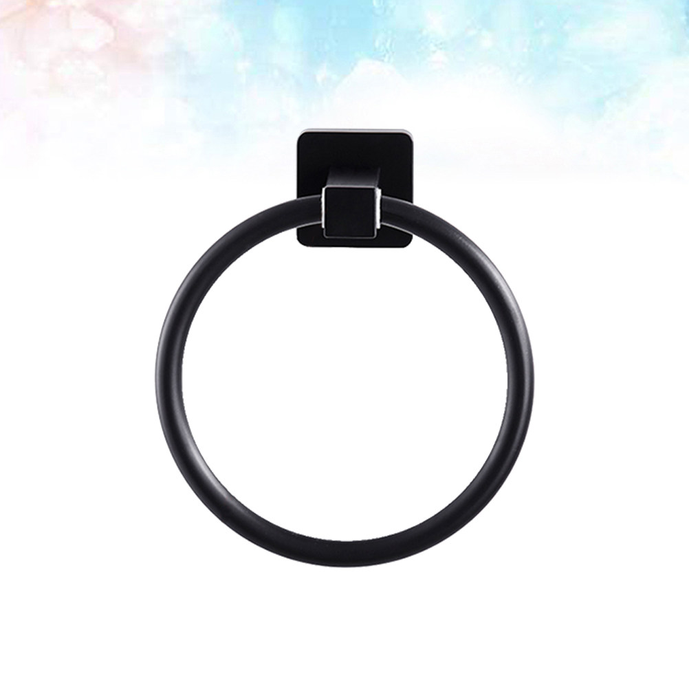 Home Bathroom Design Simple - Aluminum Towel Ring Wall Mount Punch