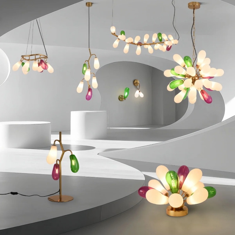 Modern Eggplant Design Colored - Home Bathroom Lighting Design avis et prix