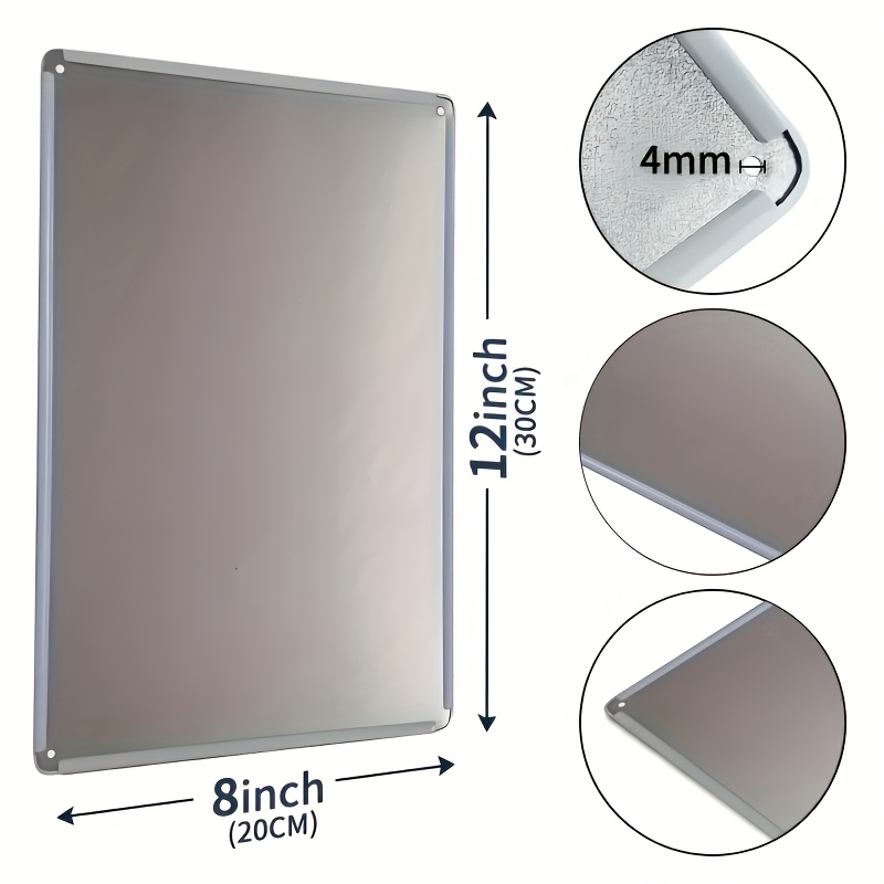 Stylish Female Metal Tin Sign  - Home Bathroom Wall Art avis et prix