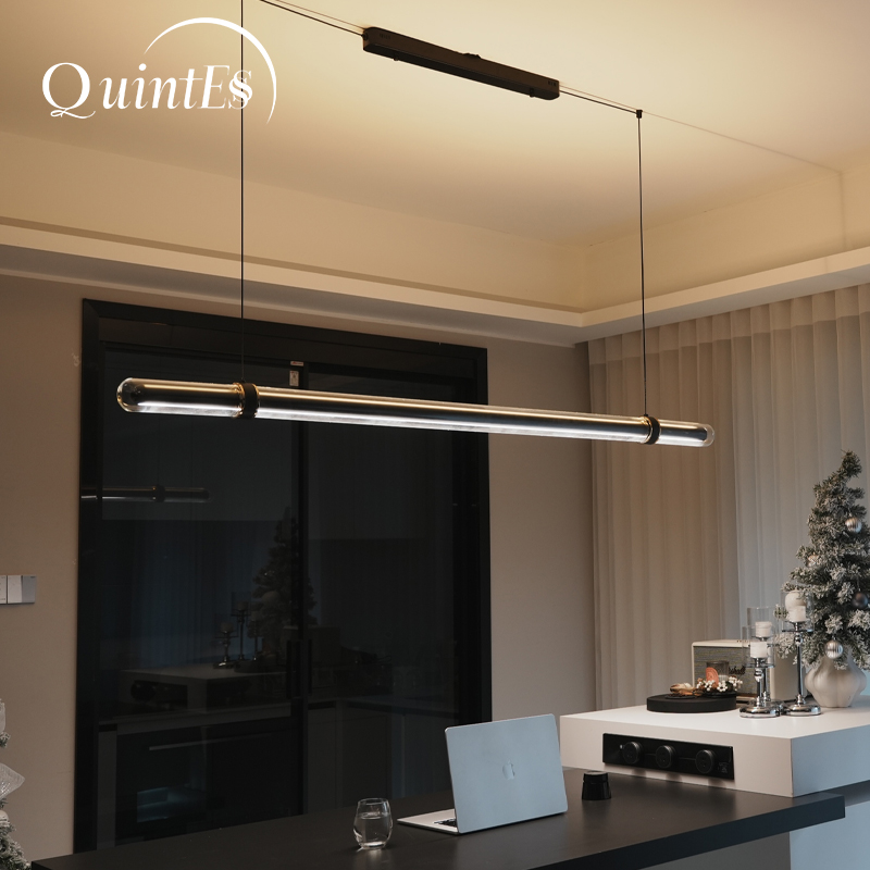 Luxury Black Long Dining Room  - Home Bathroom Lighting Design avis et prix