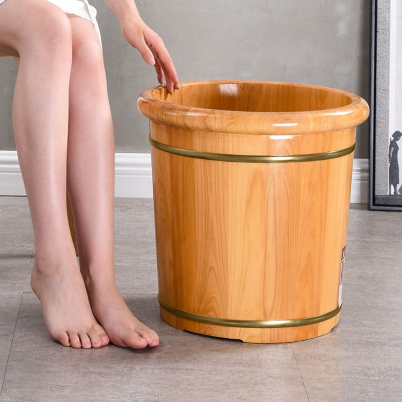 Solid Cedar Wood Foot Soak Tub - Home Bathroom Sauna avis et prix