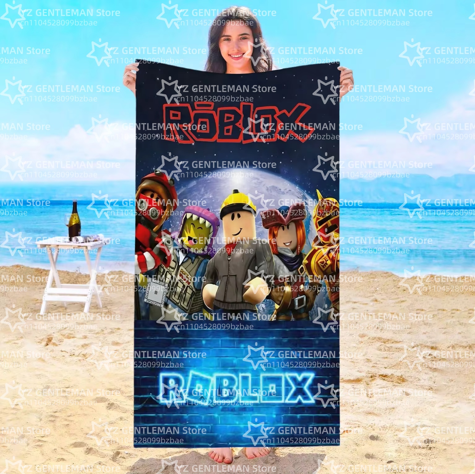 Roblox Beach Towel Travel Hote - Home Bathroom Sauna avis et prix