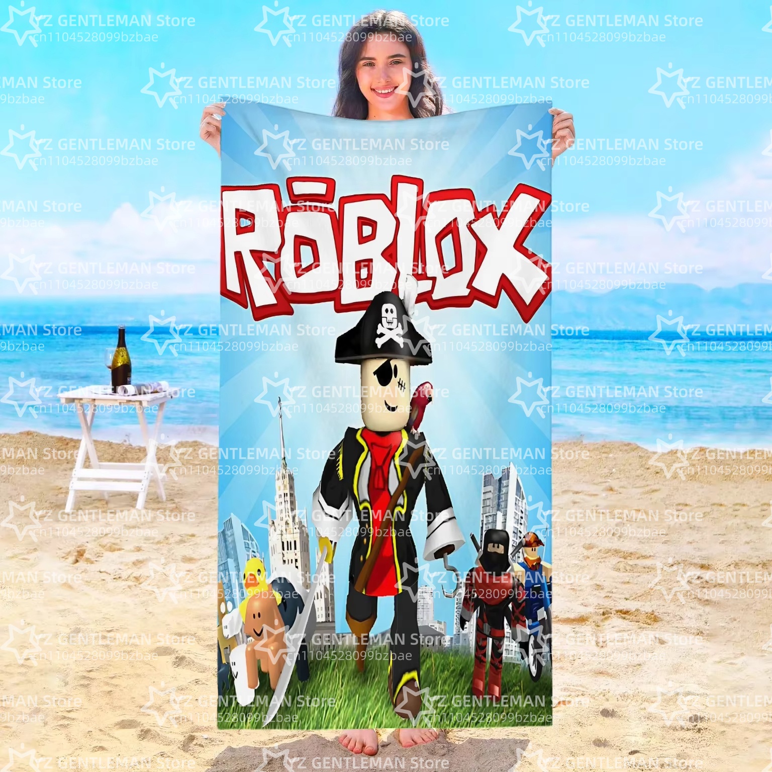 Roblox Beach Towel Travel Hote - Home Bathroom Sauna avis et prix