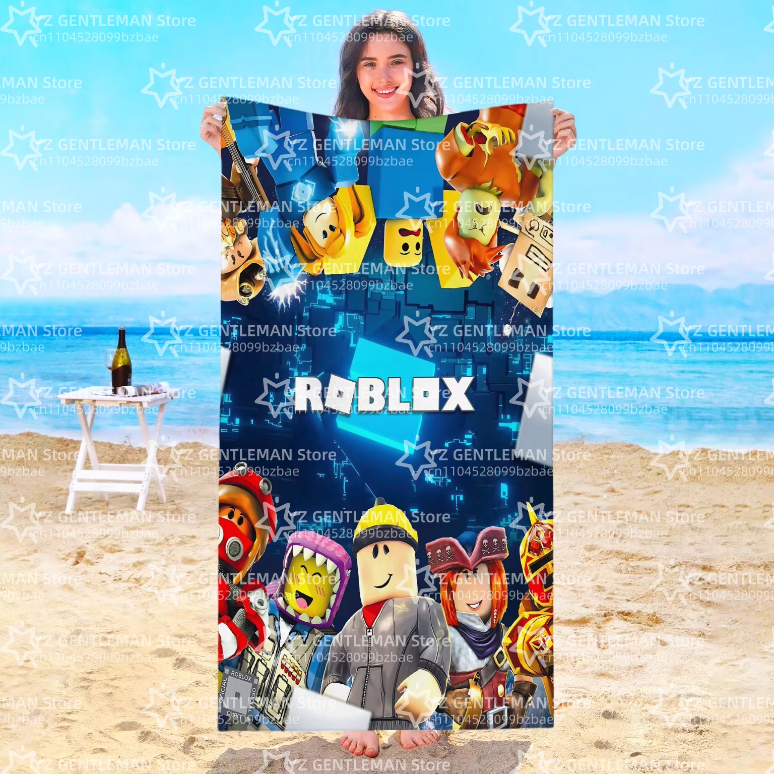 Roblox Beach Towel Travel Hote - Home Bathroom Sauna avis et prix