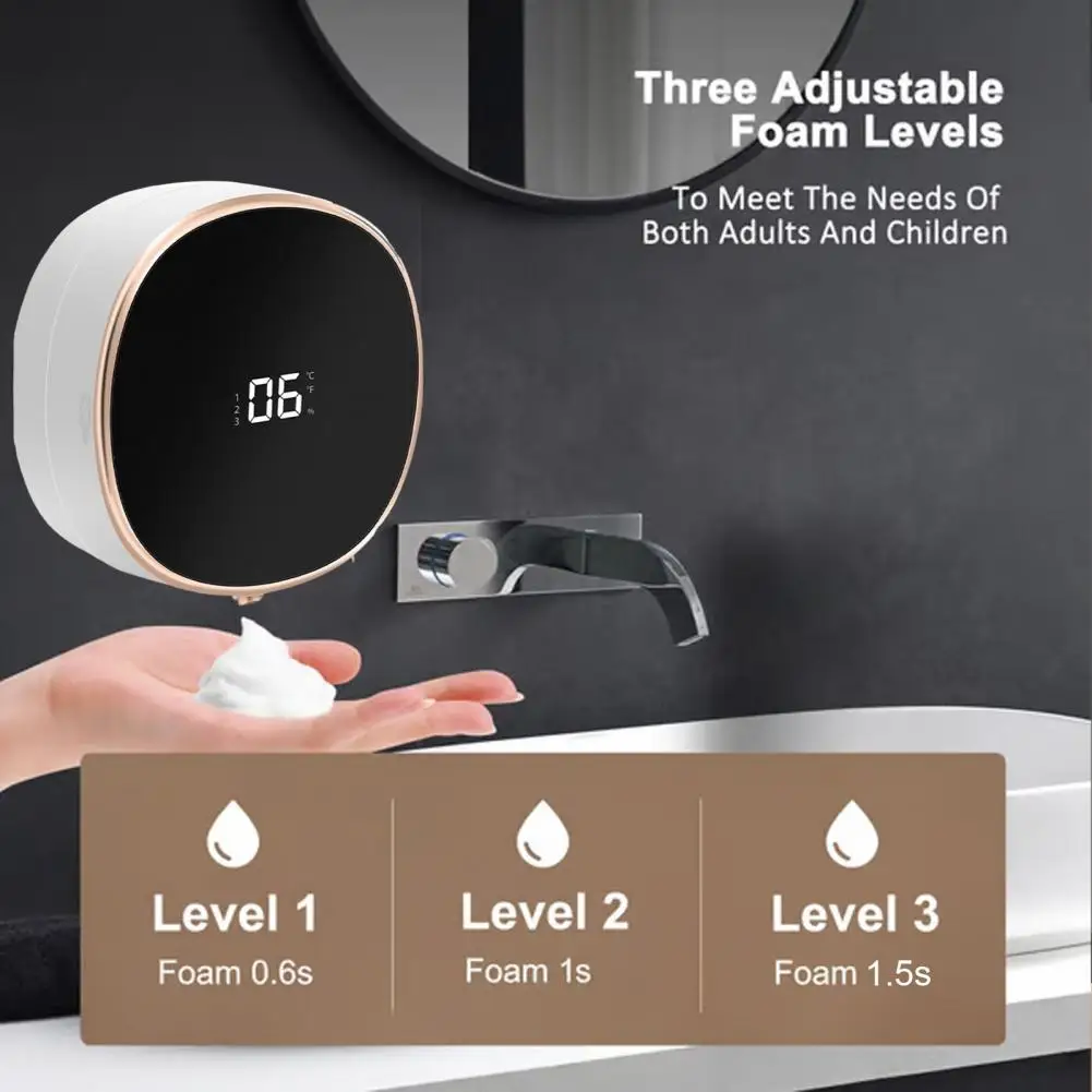 Electric Soap Dispenser with T - Home Bathroom Wall Soap Dispenser avis et prix