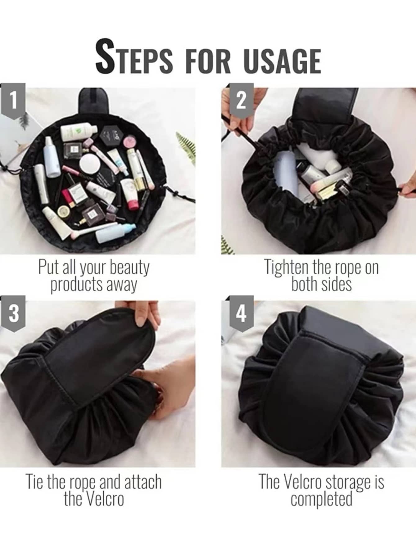 1pc Cosmetic Storage Bag, Trav - Home Essentials Bathroom Organizer avis et prix