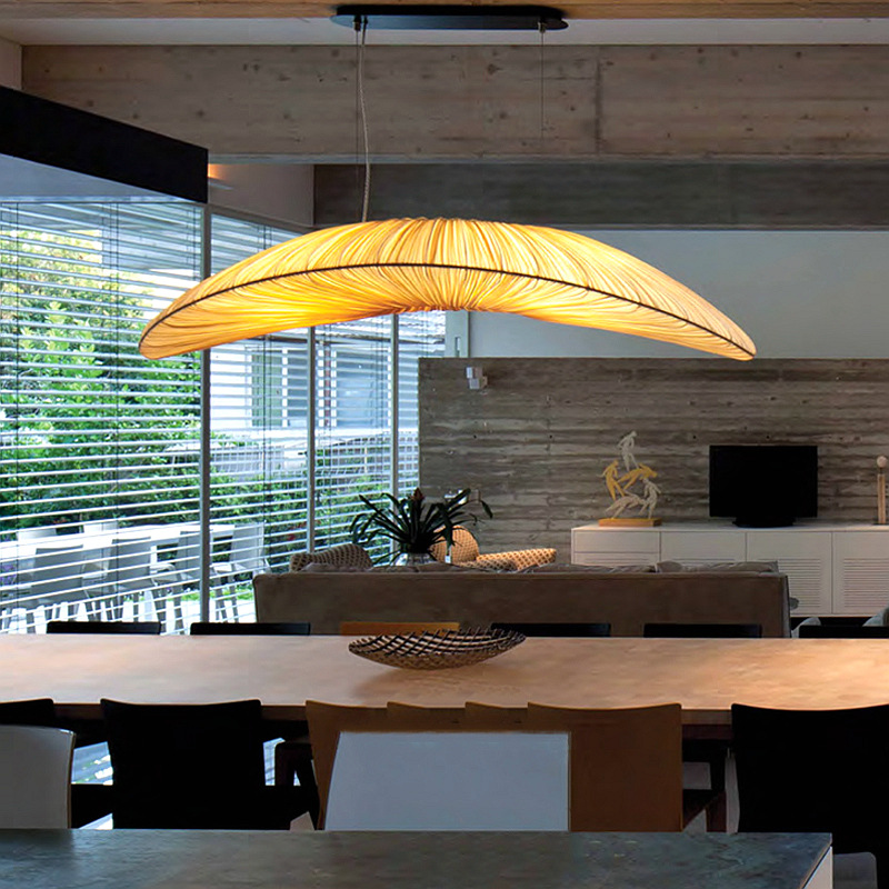 Sailboat fabric led pendant la - Home Bathroom Lighting Design avis et prix