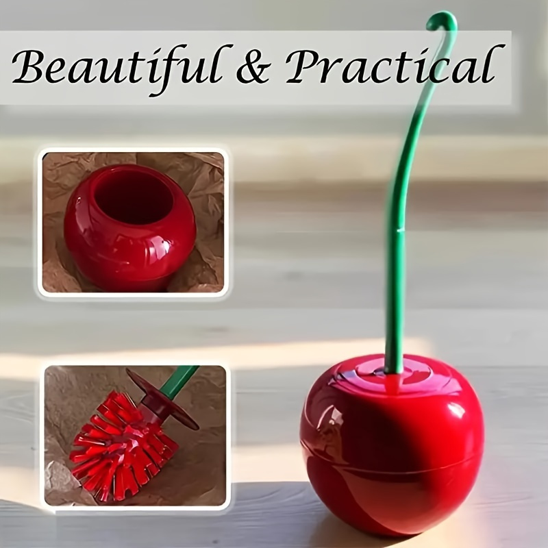 Cute Cherry Shaped Toilet Brus - Home Bathroom Cleaner avis et prix