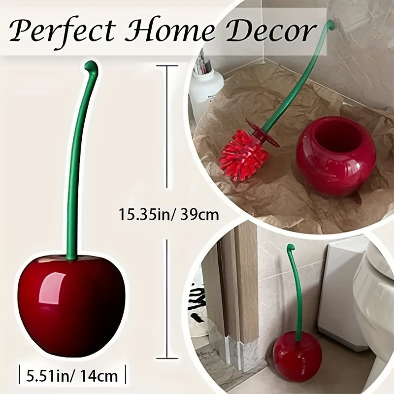 Cute Cherry Shaped Toilet Brus - Home Bathroom Cleaner avis et prix