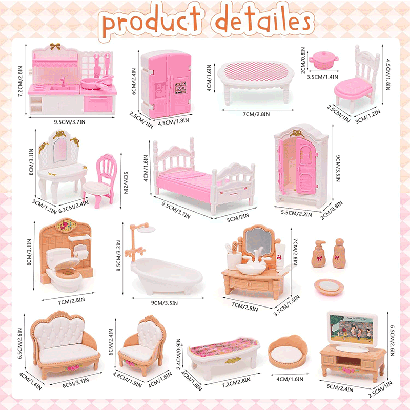 Dollhouse Furniture Set Access - Zara Home Bathroom Accessories avis et prix