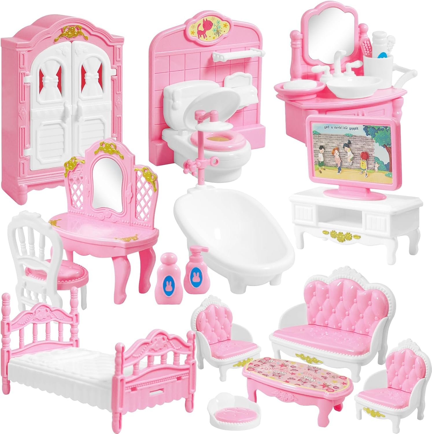 Dollhouse Furniture Set Access - Zara Home Bathroom Accessories avis et prix