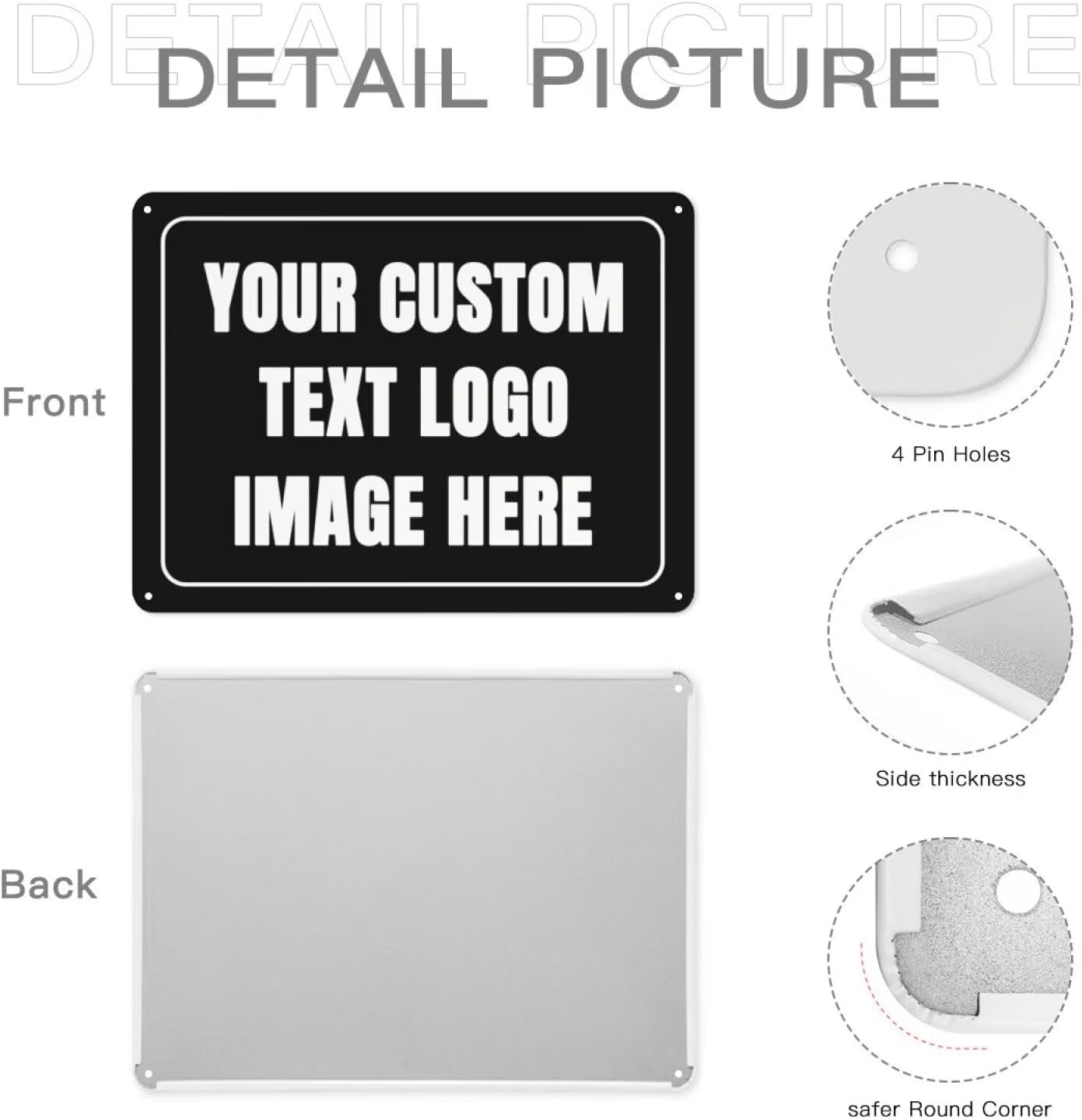 Custom Sign Personalized Metal - Home Office Bathroom avis et prix