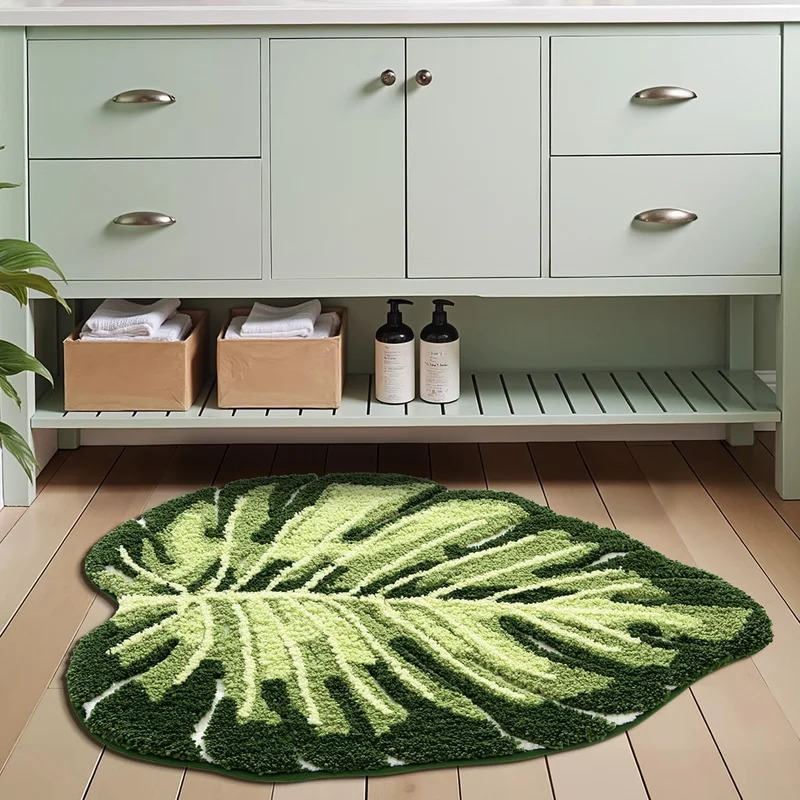 VIKAMA Non-Slip Bath Mat Green - Zara Home Bathroom Mat avis et prix