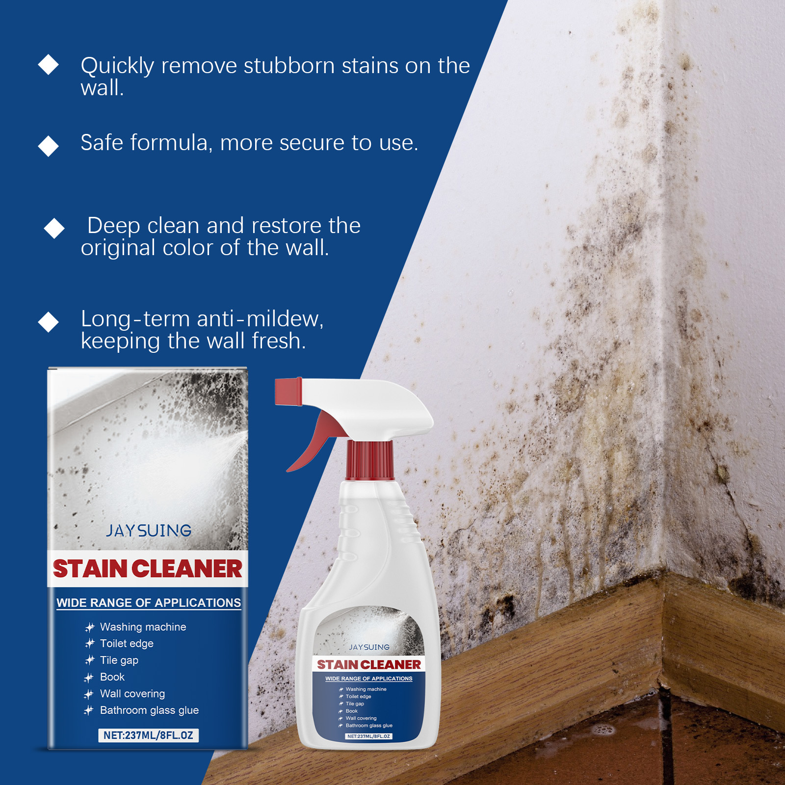 Jaysuing Wall Stain Removal Sp - Home Bathroom Cleaner avis et prix