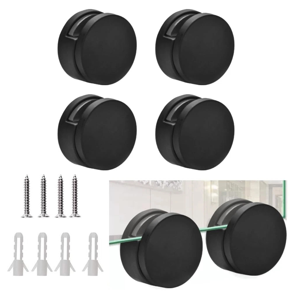 4pcs Glass Mirror Clamp Fixing - Home Hardware Bathroom Mirrors avis et prix