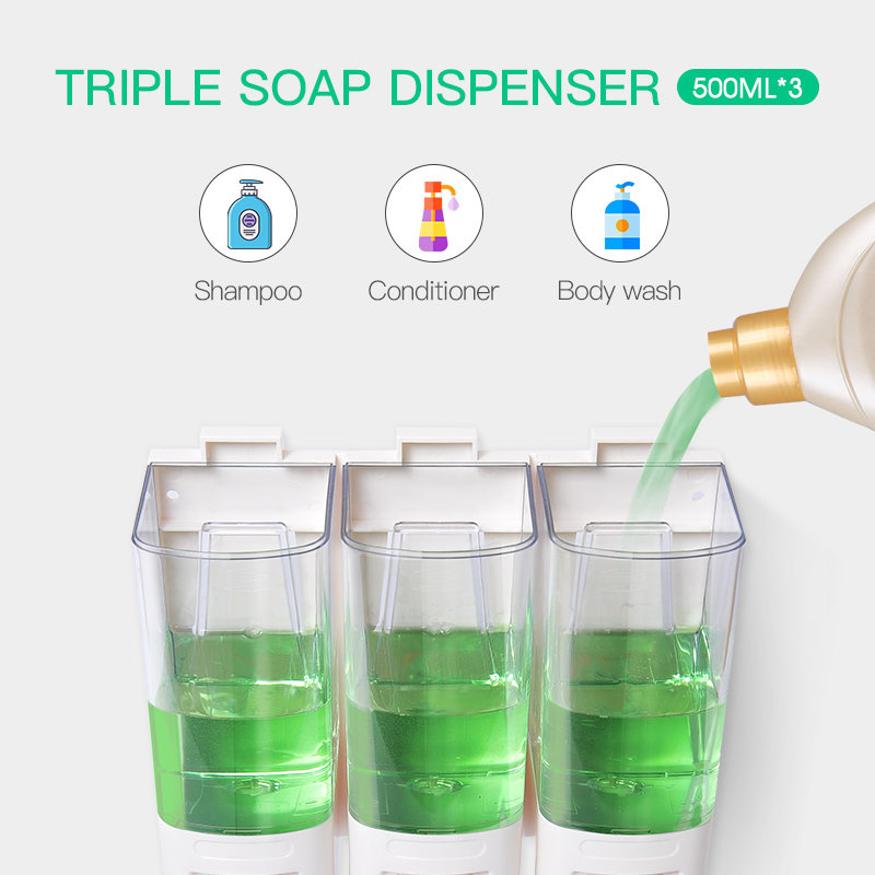 SVAVO Liquid Soap Dispenser Wa - Home Bathroom Wall Soap Dispenser avis et prix