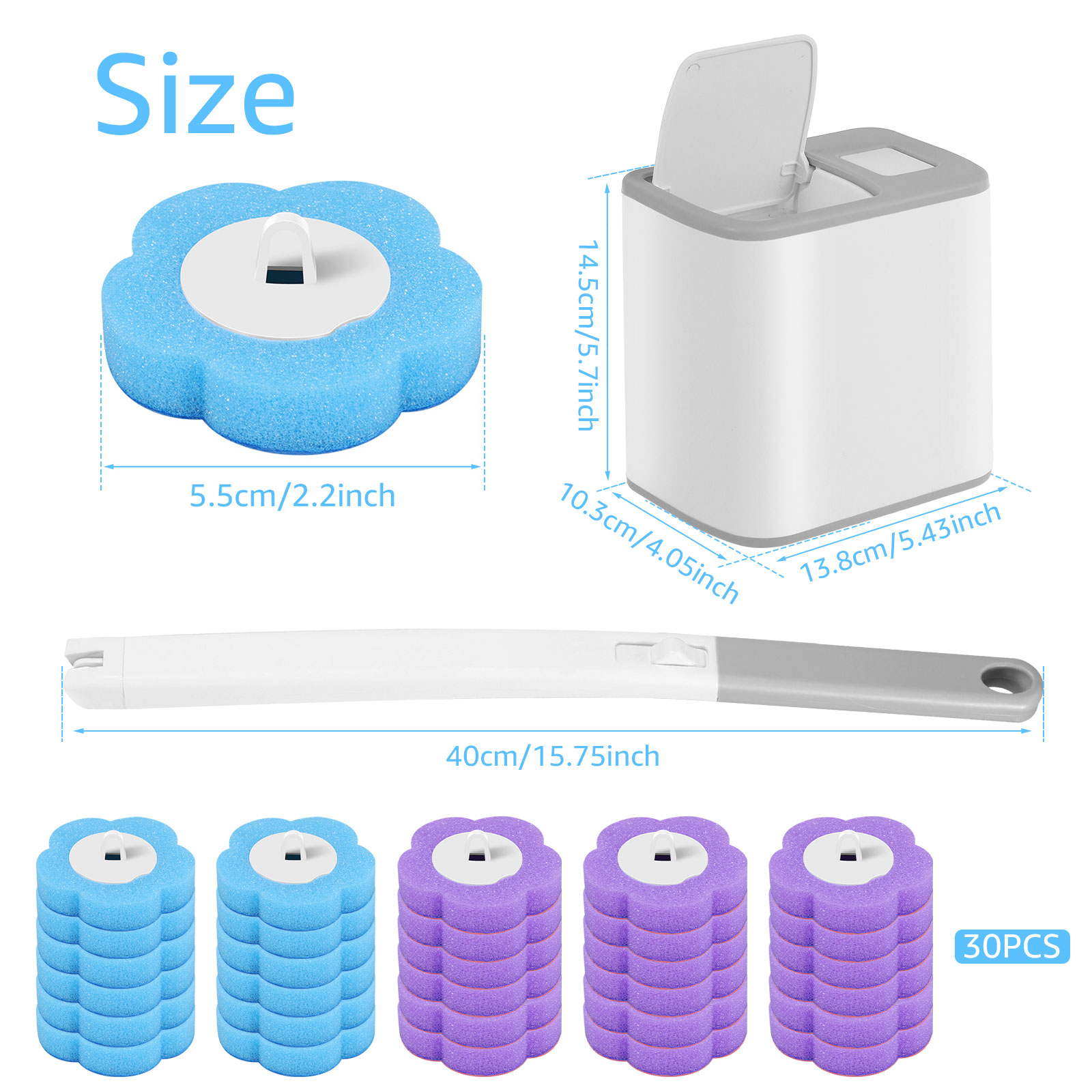 Toilet Brush and Holder Set wi - Home Bathroom Cleaner avis et prix