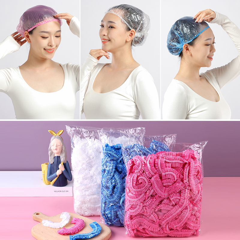50Pcs Disposable Shower Cap Co - Home Bathroom Sauna avis et prix