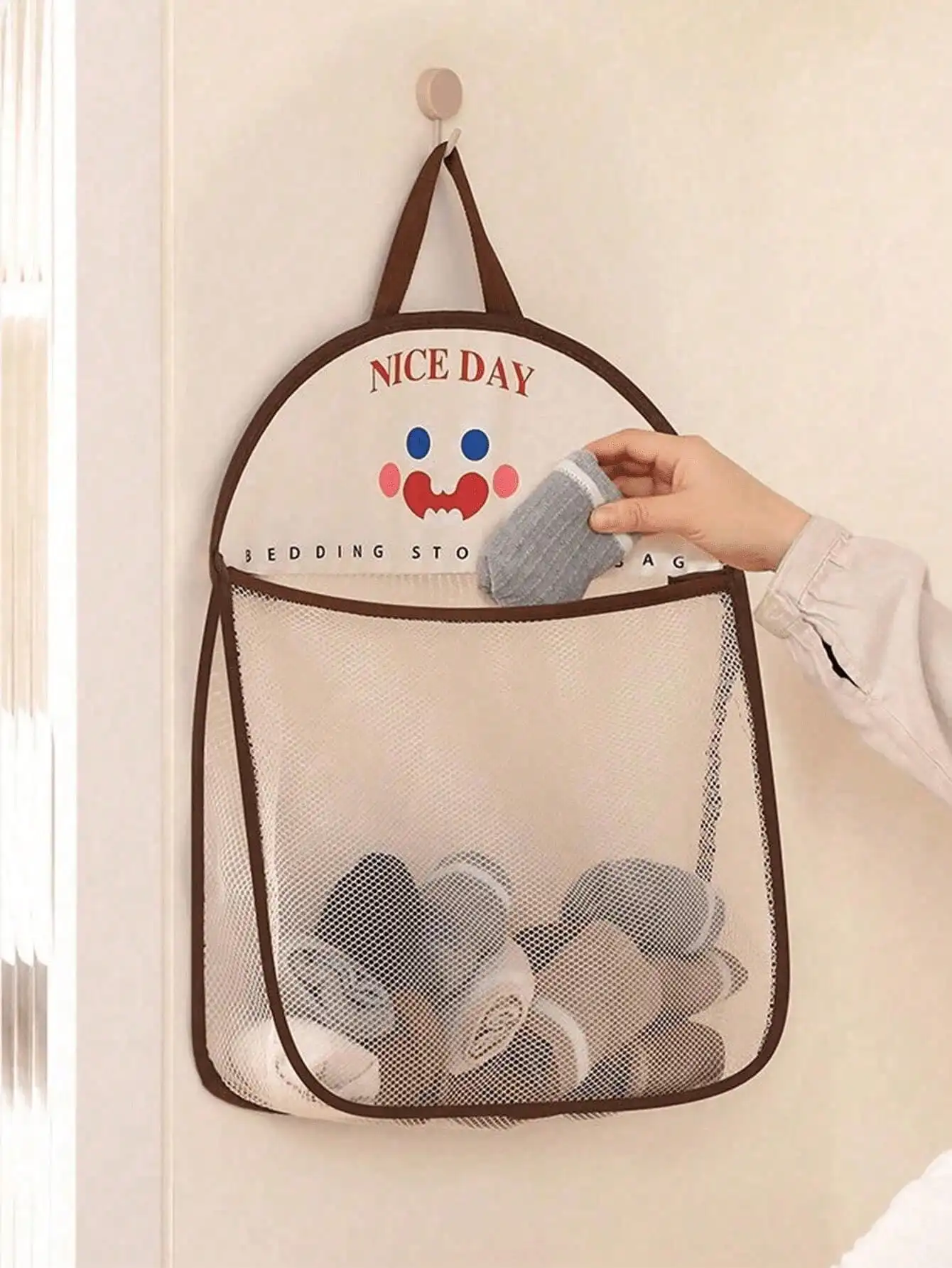 4pcs Hanging Mesh Storage Bags - Home Essentials Bathroom Organizer avis et prix
