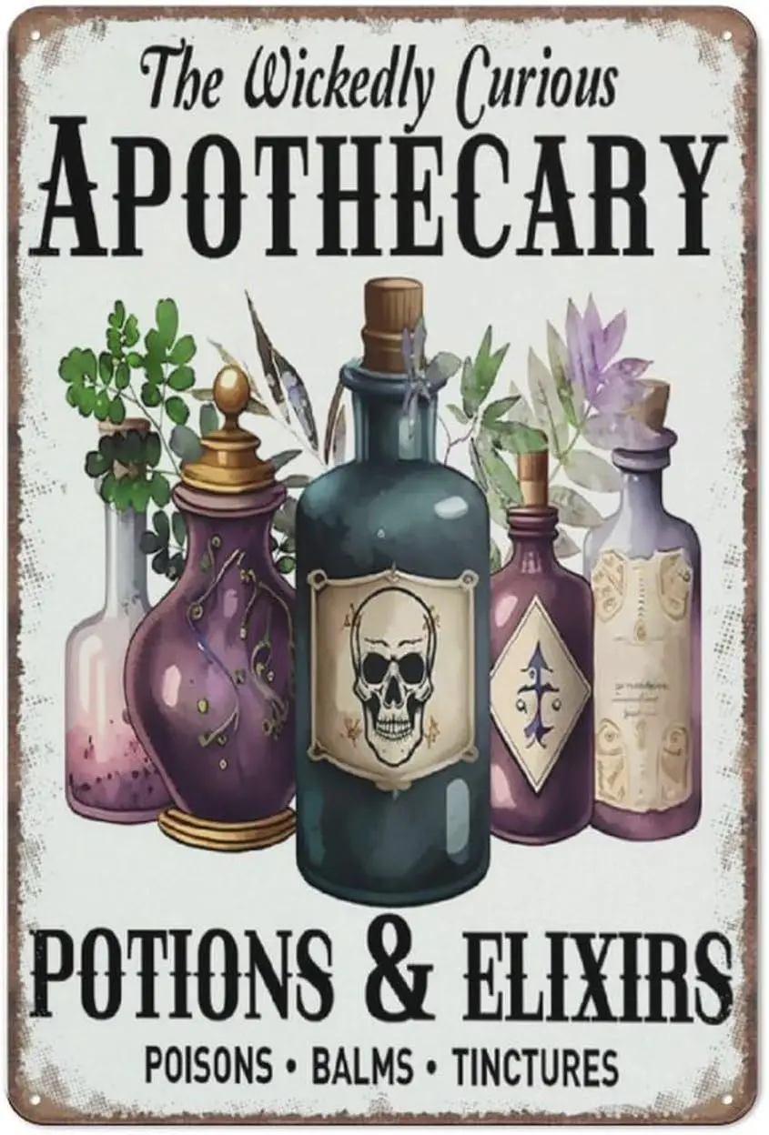 Witches Apothecary Decor Sign, - Home Bathroom Wall Art avis et prix