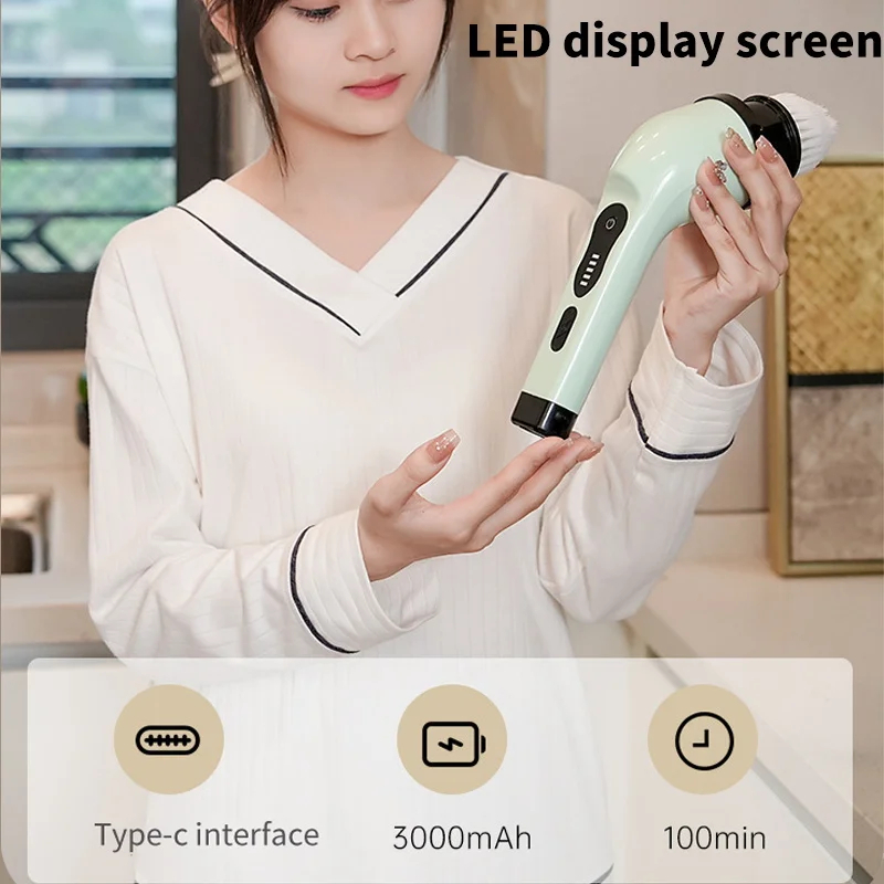 9-in-1 Electric Cleaning Brush - Home Bathroom Cleaner avis et prix