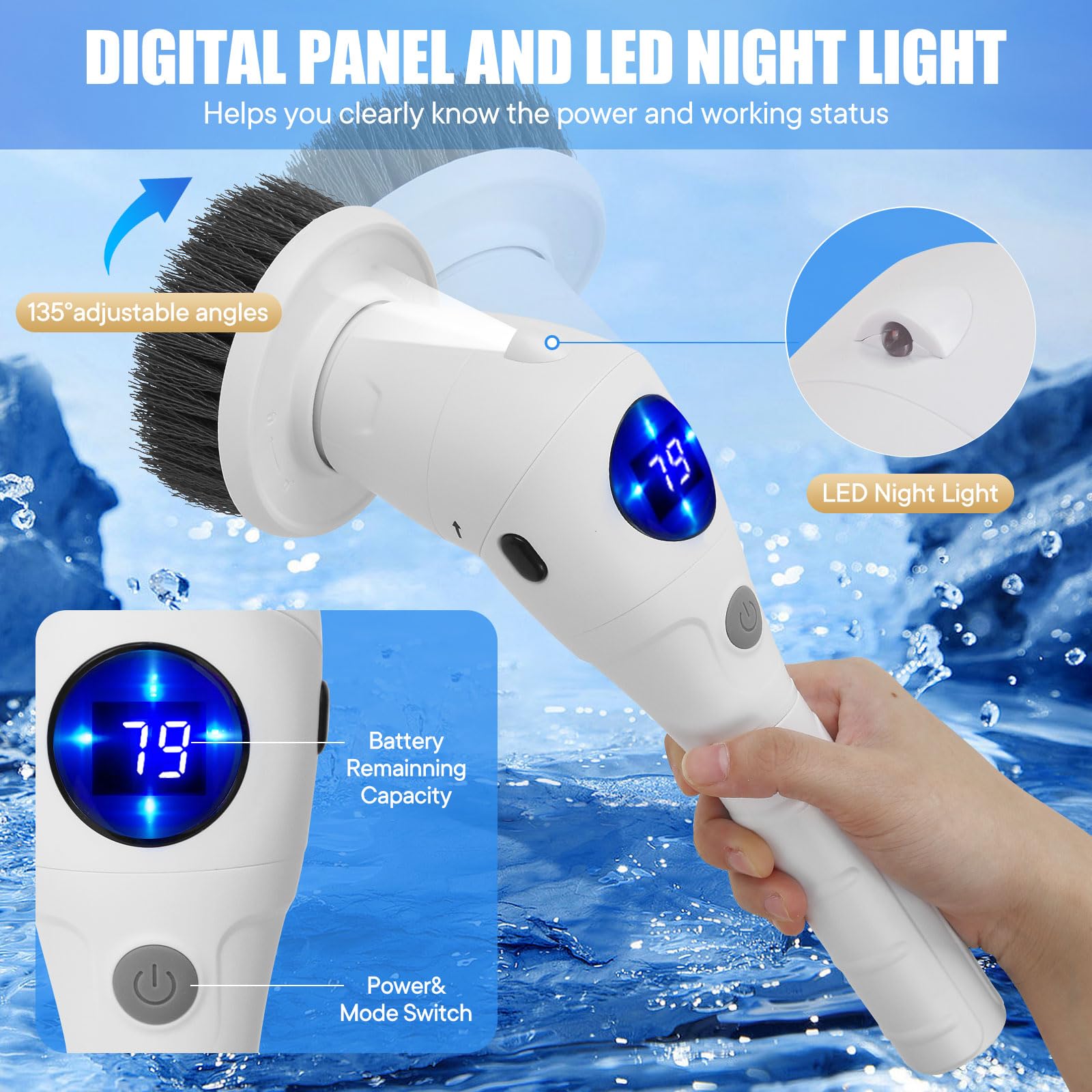 Electric Spin Scrubber Cleanin - Home Bathroom Cleaner avis et prix