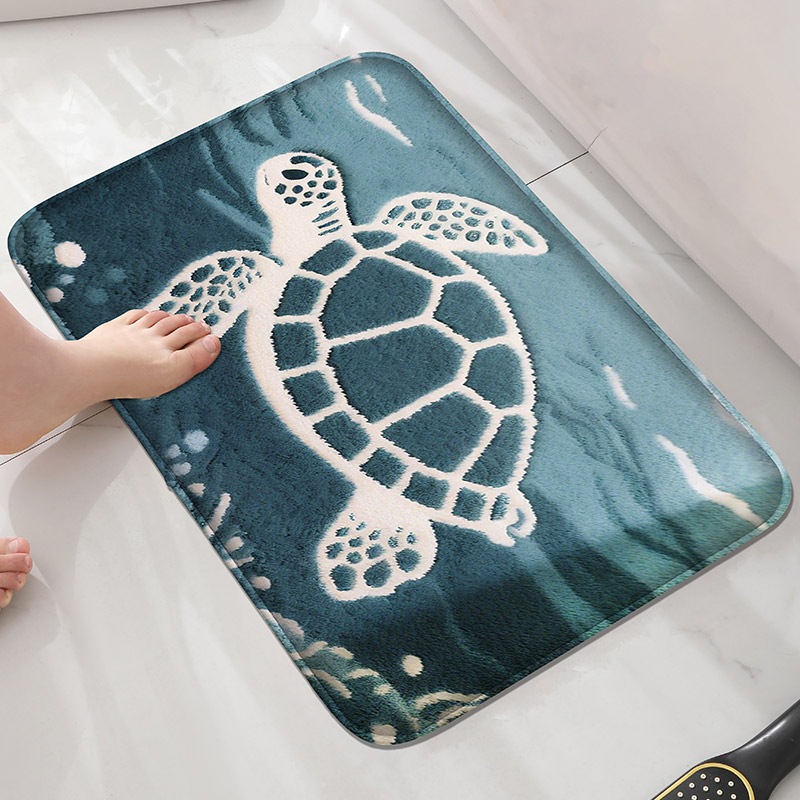 Turtle bathroom anti slip floo - Zara Home Bathroom Mat avis et prix