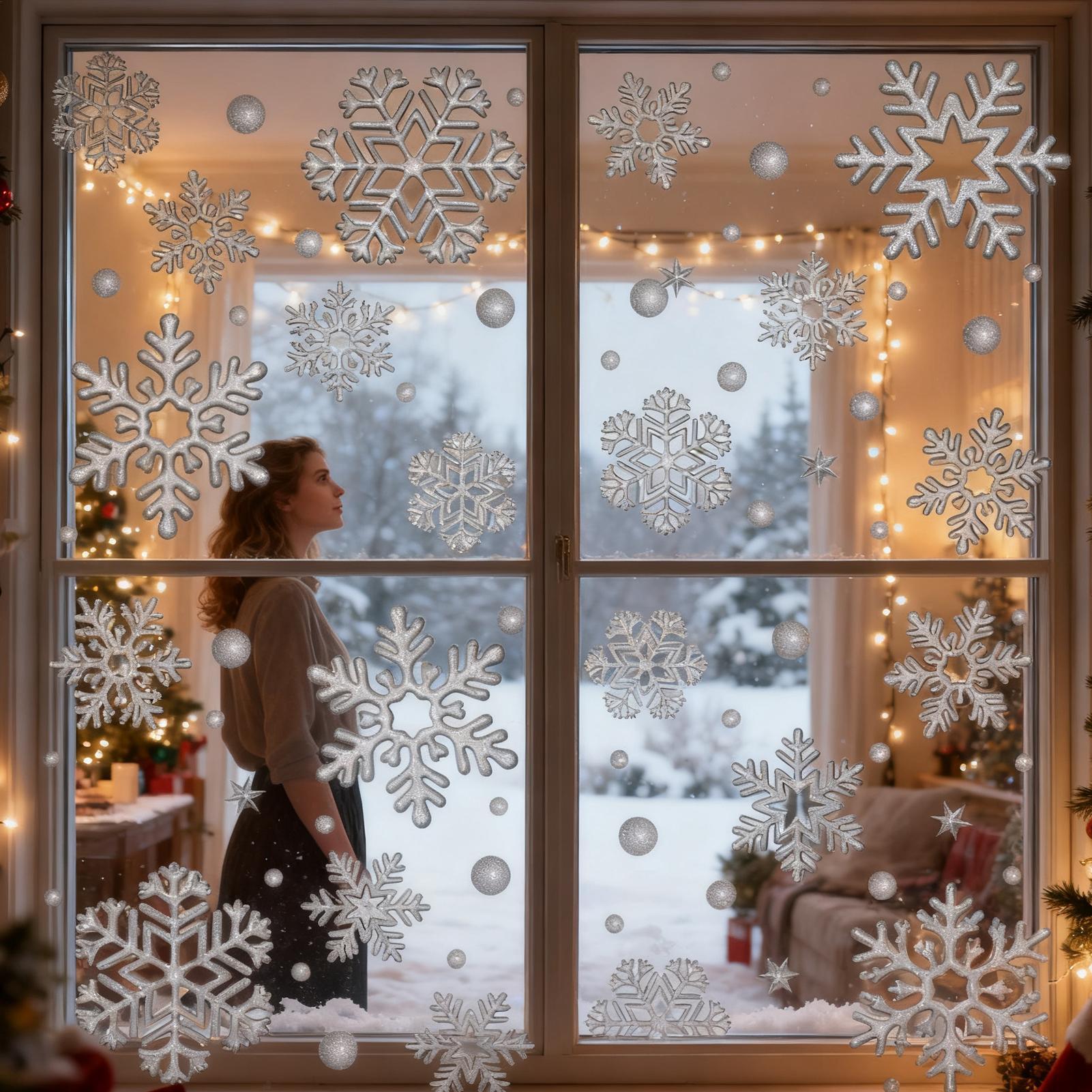 Holiday Window Clings Static R - Home Bathroom Tiles avis et prix