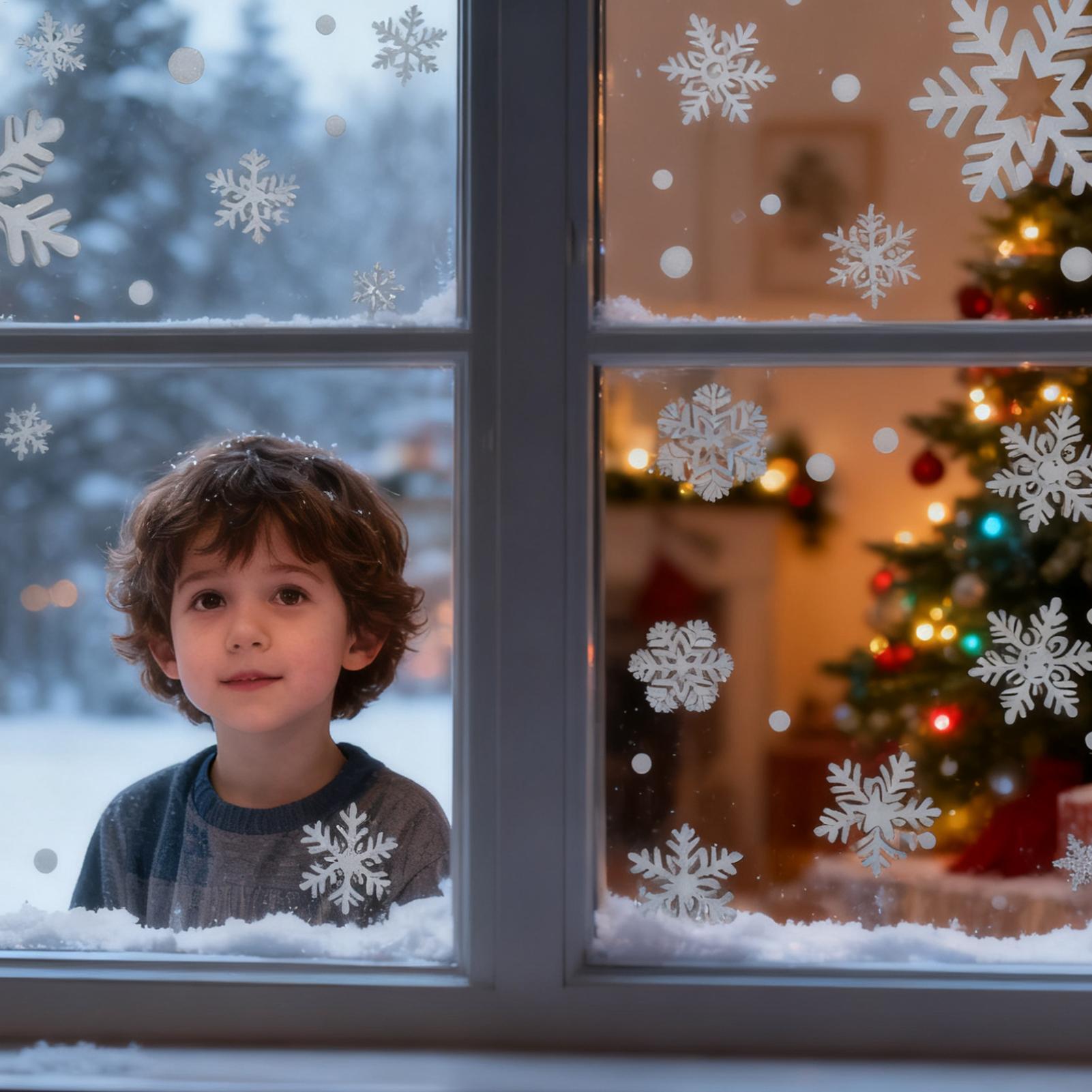 Holiday Window Clings Static R - Home Bathroom Tiles avis et prix