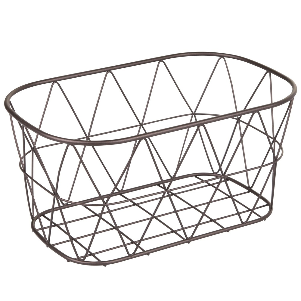 Bronze Steel Wire Storage Bask - Home Essentials Bathroom Organizer avis et prix
