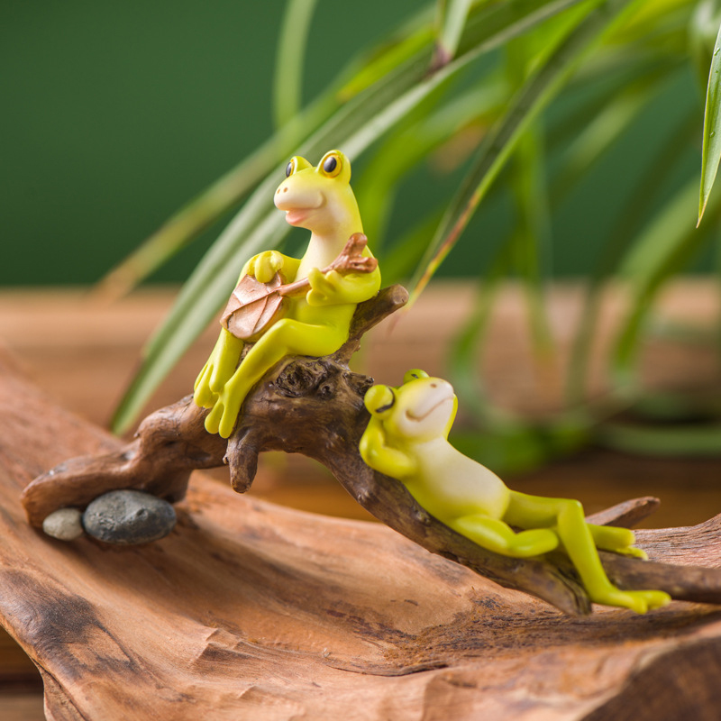Resin Funny Frog Figurines For - Bathroom Home Improvement avis et prix