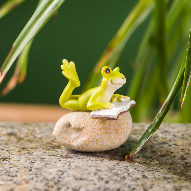 Resin Funny Frog Figurines For - Bathroom Home Improvement avis et prix