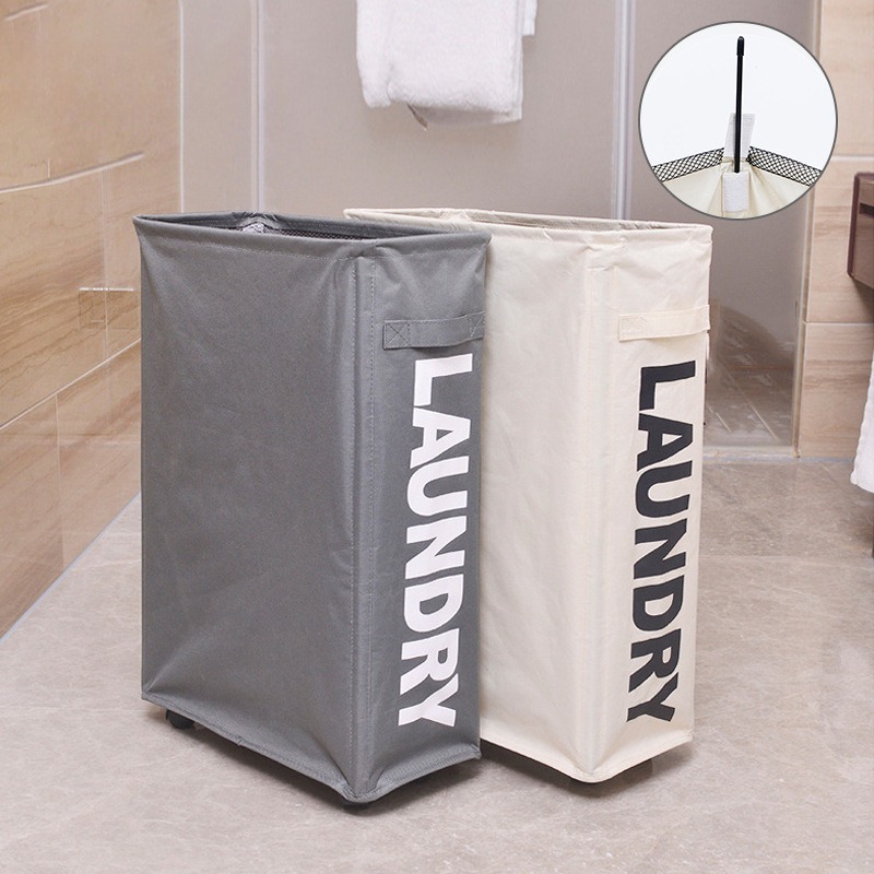 Foldable Fabric Laundry Hamper - Home Essentials Bathroom Organizer avis et prix