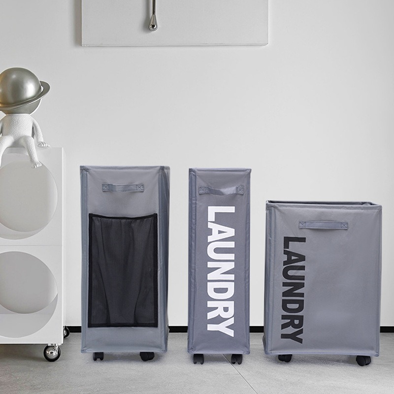 Foldable Fabric Laundry Hamper - Home Essentials Bathroom Organizer avis et prix