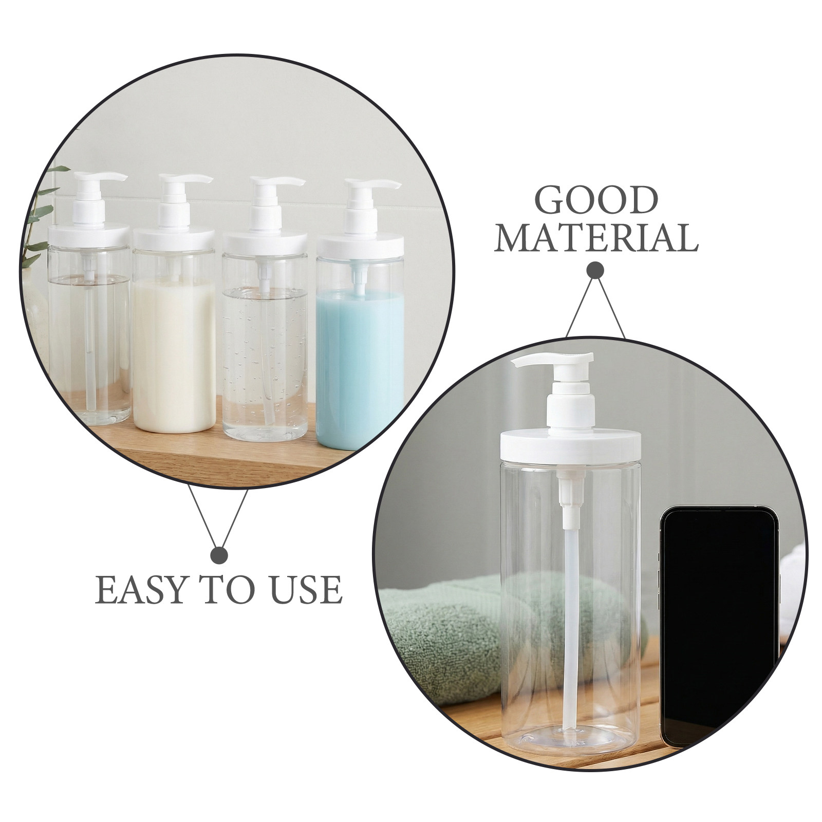 4Pcs High Transparency Refilla - Soap Dispenser Pump avis et prix
