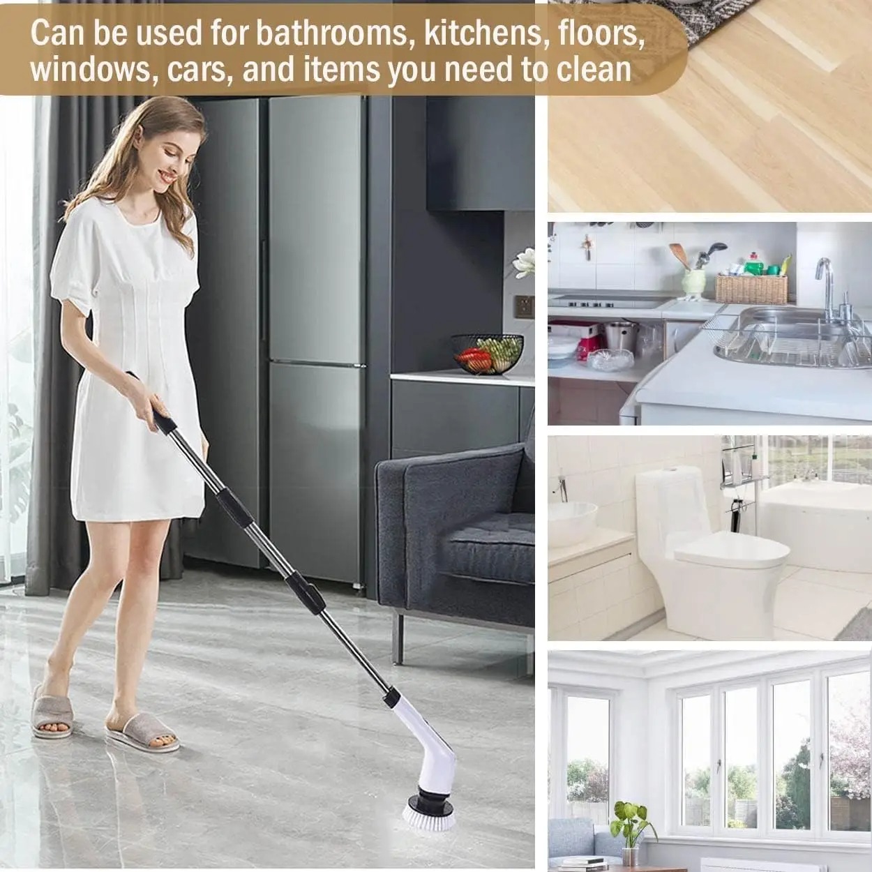 Cordless Electric Spin Scrubbe - Home Bathroom Cleaner avis et prix