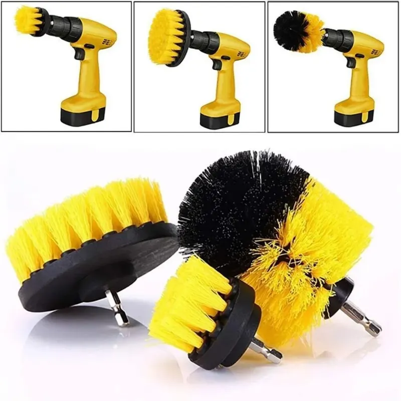 3 pcs/set drill brush set powe - Home Bathroom Cleaner avis et prix