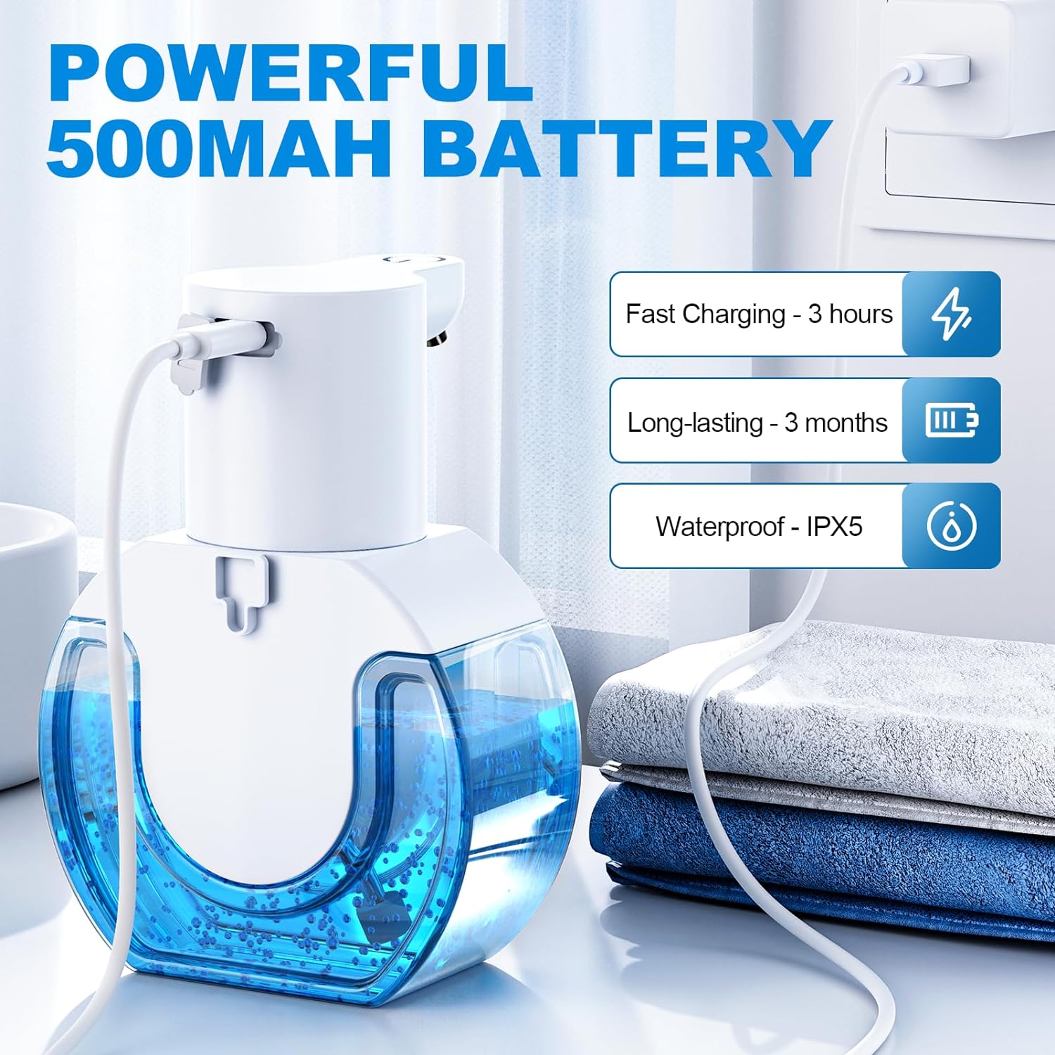 420ML Large Capacity Touchless - Soap Dispenser Pump avis et prix