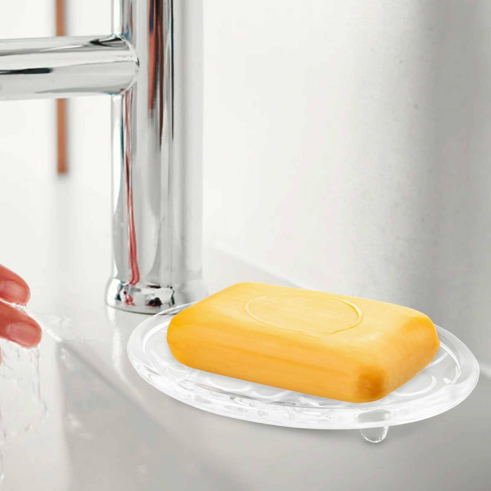 Transparent Glass Soap Box Com - Home Bathroom Design Simple avis et prix